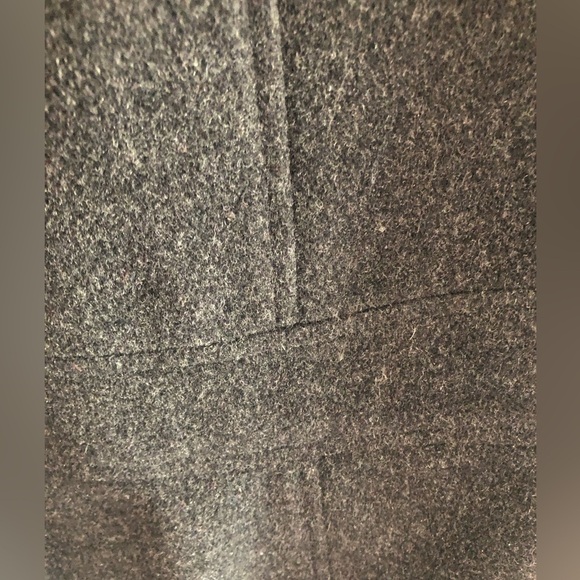 Wool Cashmere Blend Black  Size Large Pea Coat - Picture 6 of 13